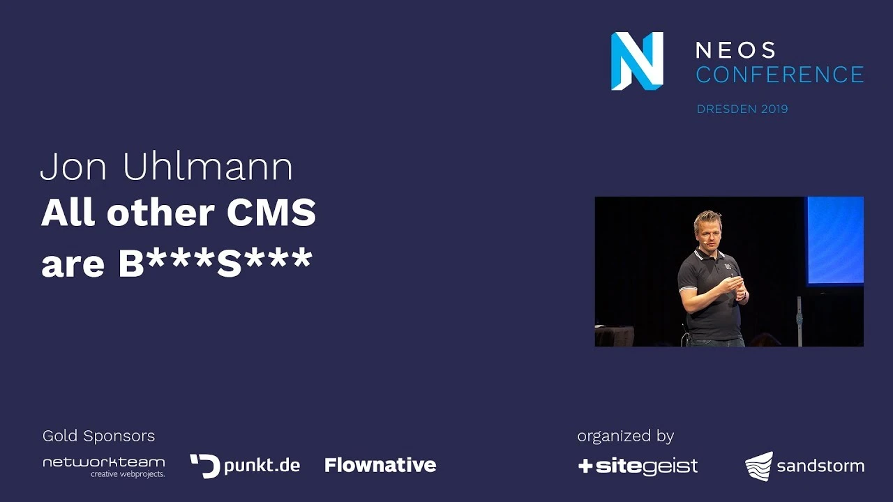 Neos Con 2019 | Jon Uhlmann: All other CMS are B***S***